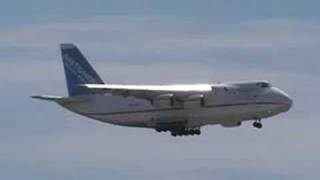 An AN124 arrives at Nellis AFB [upl. by Sherilyn877]