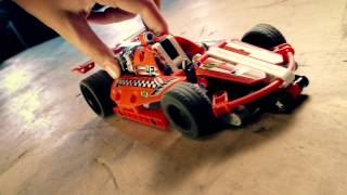 Pull Back Race Cars  LEGO Technic [upl. by Anahsirk]