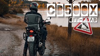 Honda CB500X  OFF ROAD RIDE 4K RAW Onboard [upl. by Adnuhs]