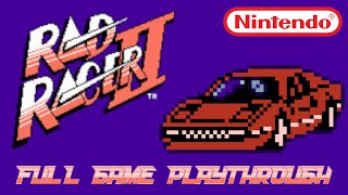 Rad Racer II Nintendo  Full Game Playthrough [upl. by Esteban]