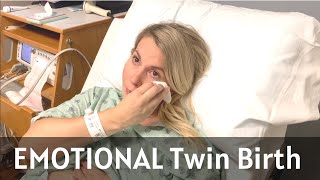 Twin Labor and Delivery Vlog  34 Week Twin CSection Birth Vlog  Birth During a Pandemic [upl. by Shannen229]