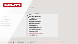 INSTRUCTIE van het Hilti Tool Park Management Deel 1 [upl. by Tavish670]