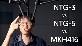 Sound Comparison Rode NTG5 vs NTG3 vs Sennheiser MKH416 [upl. by Eneles934]