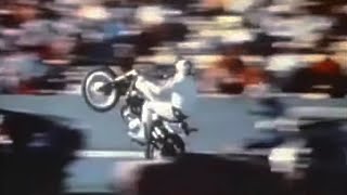 Evel Knievel LA Coliseum over 50 demolished cars February 1973 Most watched ABC Wide World of Sports [upl. by Erdnuaed]