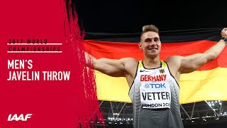 Mens Javelin Final  IAAF World Championships London 2017 [upl. by Jea]