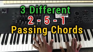 How to play apply 3 different 2  5 1 passing chords on key C F and F [upl. by Shoshana690]