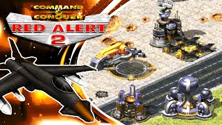 Red Alert 2  Korean Black Eagle  7 vs 1  Superweapons [upl. by Mourant]