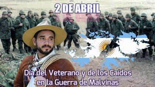 LAZARO CABALLERO  Homenaje a los HÉROES DE MALVINAS  Recitado 2 DE ABRIL [upl. by Lareine824]