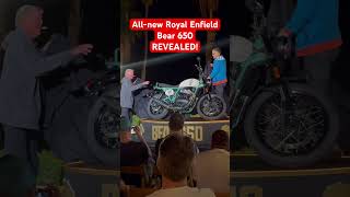 2025 Royal Enfield Bear 650 REVEALED royalenfield Bear650 scrambler [upl. by Marquis33]