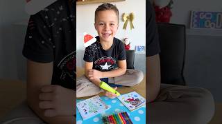 🎄Luca bastelt eine Weihnachtskarte basteln lernen kinder weihnachten diy kidsvideo kreativ [upl. by Dorise]