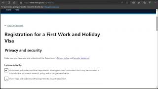 How To Submit PreRegistration For Australia First Work and Holiday Visa Subclass 462 Step By Step [upl. by Mercedes]