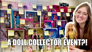 SHOP WITH ME AT THE DOLL SHOW  Doll Collector Event amp Sale  Barbie Disney Vintage PLUS HAUL [upl. by Orravan]