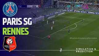 PSG  RENNES  Ligue 1 2425  eFootball Match Simultion [upl. by Otilrac923]