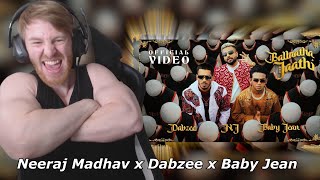 Neeraj Madhav  BALLAATHA JAATHI Music Videoft Dabzee  Baby Jean  ​⁠Rzee• Reaction By Foreigner [upl. by Berglund385]