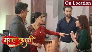 Boss Throw Out Saumya After Fraud Truth Out Shoumya Say Sorry To Mangal MANGAL LAXMI ON LOCATION [upl. by Cassell]