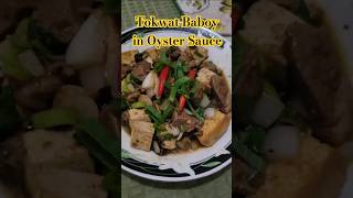 Tokwat Baboy in oyster sauce with tausi salted black beans tokwatbaboy [upl. by Papke]