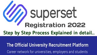 Superset Registration  Step by Step Process  How to Register amp Apply Jobs in Superset 2022  WIPRO [upl. by Anahsor]