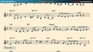 How to play quotBlue Bossaquot  Band Version Clarinet  Sheet Music Sample PlayAlong and More [upl. by Ronalda]