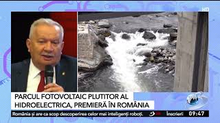 Parcul fotovoltaic plutitor al Hidroelectrica premieră în România [upl. by Orlan]