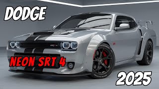 2025 Dodge Neon SRT4 Rumors A Bold Comeback with Turbocharged Power and Modern Flair [upl. by Zetnom836]