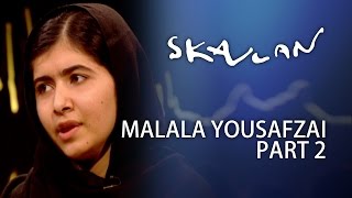 Malala Yousafzai Interview  Part 2  SVTNRKSkavlan [upl. by Portuna]