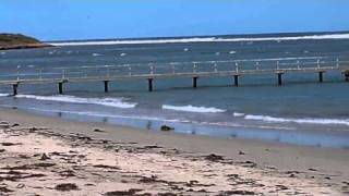 Horrocks Beach Geraldton Beach Surf Timelapse shot with EPL1 [upl. by Eugirne]