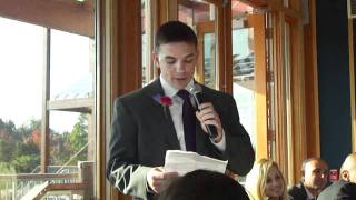 Steves Hilarious Best Man Speech  Funny Best Man Speech  Funny Speeches  Funny Wedding Speech [upl. by Astrahan921]