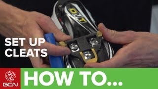 How To Set Up Cleats For Clipless Pedals [upl. by Elockin]