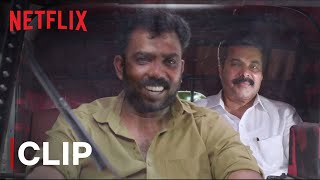 Mammootty Goes For An Auto Rickshaw Ride  One  Malayalam Film  Netflix India [upl. by Ayarahs]