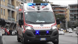 Ambulanza First Aid One Italia in Emergenza  Italian Ambulance in Emergency [upl. by Daeriam]