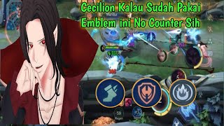 CECILION KALAU SUDAH SET EMBLEM INIDI GANK MALAH MUSUH YANG RATABEST BUILD CECILION 2024MLBB [upl. by Yager794]