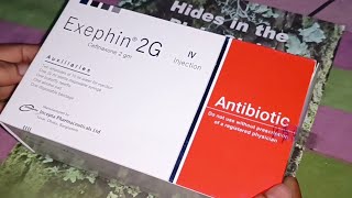 Ceftriaxone 2g iv injection push Exephin 2g injection video 24 Ep60 By anik health tips [upl. by Luhem581]