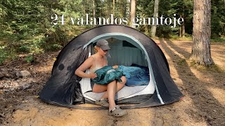 24 valandos gamtoje 🌿 vlog [upl. by Fleisig852]