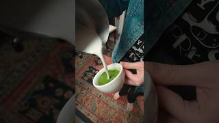 It’s time to relax and watch this matcha latte art [upl. by Monda]