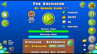 The Eschaton by Xender Game 377th Demon  Geometry Dash [upl. by Bigelow]