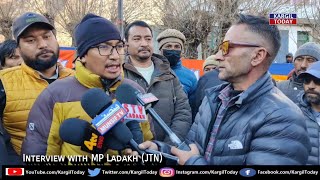 MP Ladakh on Kgl Airport Unemployment Panikhar Pahalgam Rd and Attachment [upl. by Maria258]