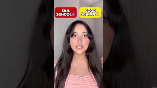 You have to choose between going to an evil school or good school funnyshorts ytshorts shorts￼ [upl. by Ynnal541]