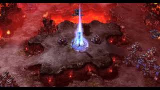 StarCraft II Wings of Liberty  ALL IN  Hard Difficulty With Nydus Worms [upl. by Shadow664]