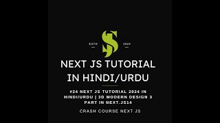 Next Js14 Full Tutorial 24  3D Modern Design PortFolio 2024  Crash Course Nexjs 2024 [upl. by Cammy]