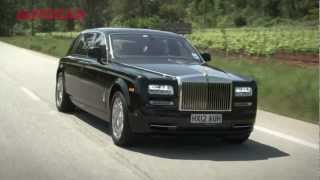 RollsRoyce Phantom video review  autocarcouk [upl. by Adnarim]