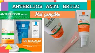 La Roche Posay Anthelios ANTIBRILLO PIEL SENSIBLE Protector Solar Facial NO Graso [upl. by Kari975]