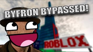 BYFRON BYPASSED THE NEWEST ROBLOX EXPLOIT [upl. by Aeslehc]