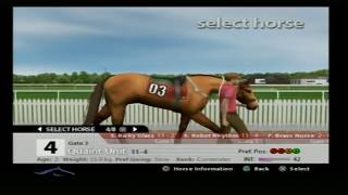 Frankie Dettori Racing PS2 Jockey Championship Gameplay Tru Blu [upl. by Llerrehc]