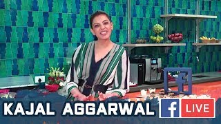 Kajal Aggarwal Interview  FB LIVE   MLA Movie Interview  Blue Planet Entertainments LLP [upl. by Erek]