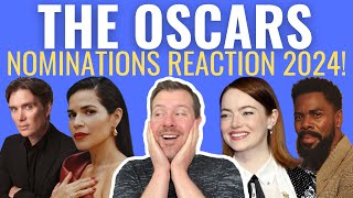 Oscar Nominations Reaction Video 2024 [upl. by Giltzow]