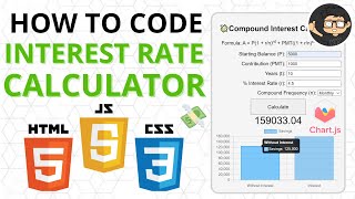 Build a Javascript Compound Interest Calculator [upl. by Adner]