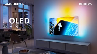 Philips Ambilight TV OLED819  4K Ultra HD OLED  Bring IMAX home [upl. by Conlin]