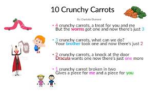 Charlotte Diamond 10 crunch carrots with lyrics [upl. by Caty]