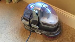 Bissell Spotbot Pet Portable Carpet Cleaner [upl. by Marylou]