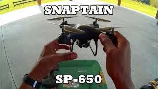 SNAPTAIN SP650 FLIGHT TEST amp REVIEW quotI like this little birdquot [upl. by Nivlek67]